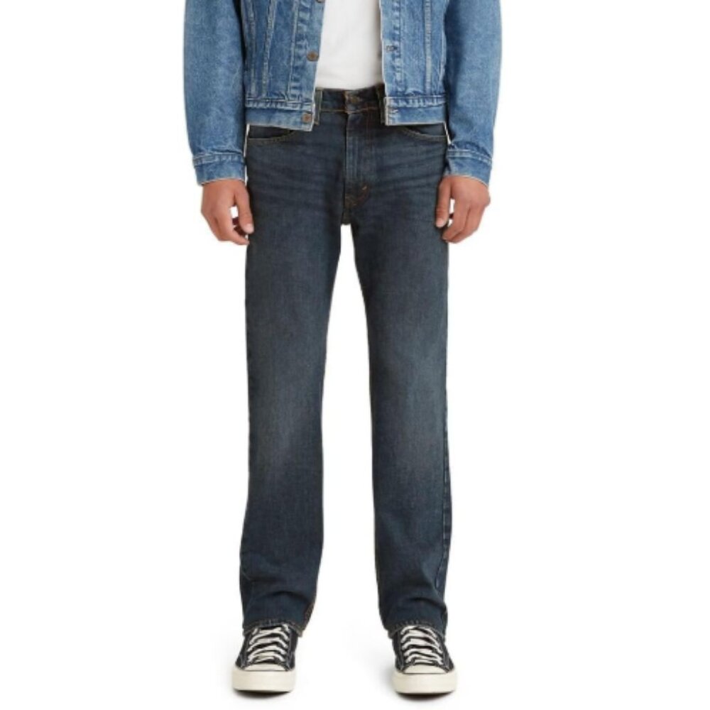 Levi's Mens 505 Regular Jeans Straight Leg Denin Medium Wash Size 38x32 NWT